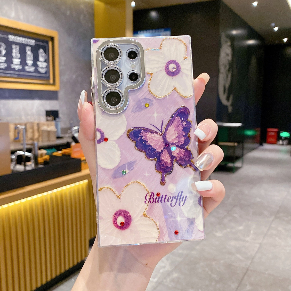 Oil Painting Floral Samsung Cases with Camera Lens Protection for Samsung Galaxy - view 6