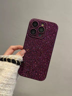 Berry After Dark Rhinestone iPhone Case Full Bling Cover - side angle