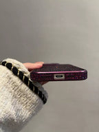 Berry After Dark Rhinestone iPhone Case Full Bling Cover - close-up detail