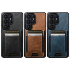 Samsung Galaxy S26 Ultra Leather Wallet Case with Vertical Card Slots - view 7