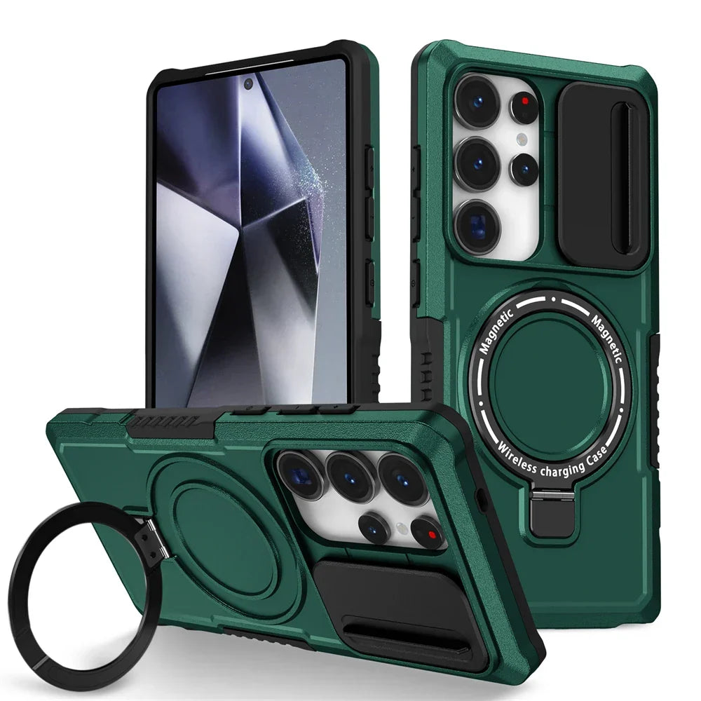 Samsung Galaxy S26 Series Rugged Hybrid Armor Magnetic Case - view 10