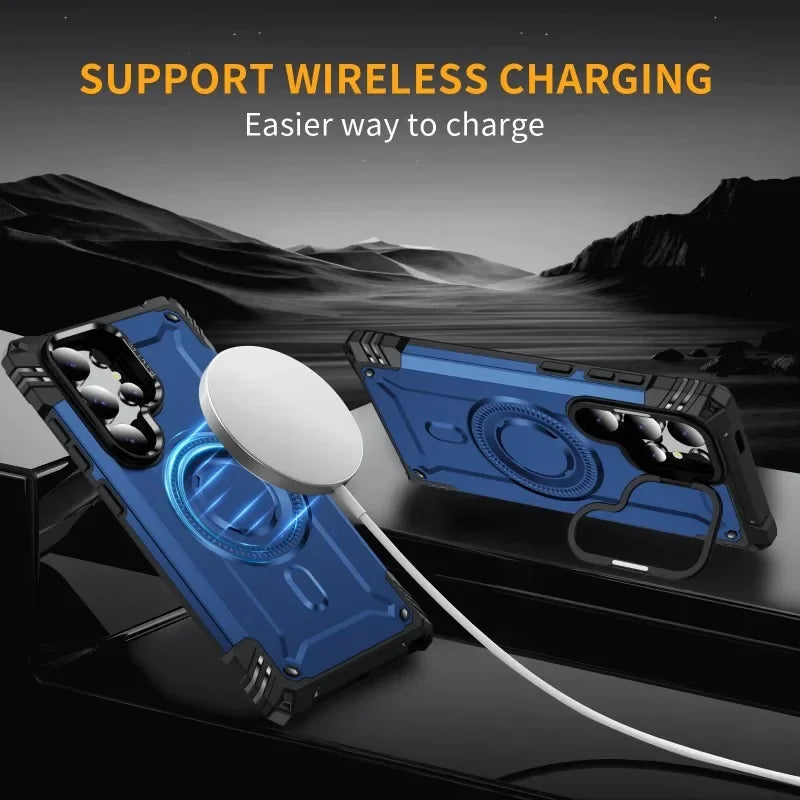 Samsung Galaxy S25 Series Heavy Duty Military Armor Case - close-up detail