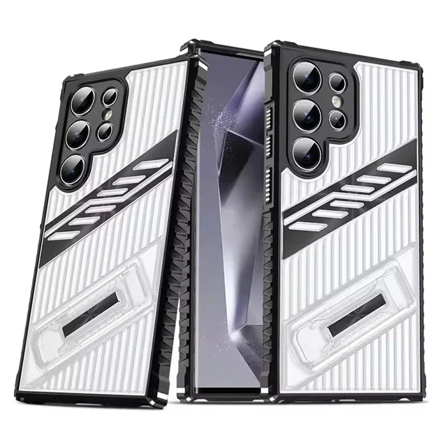 Samsung Galaxy S24 Series Heavy Duty Armor Shockproof Case with Kickstand - view 10