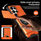 Samsung Galaxy S26 Series Case with Ring Stand and Lens Protector - on phone