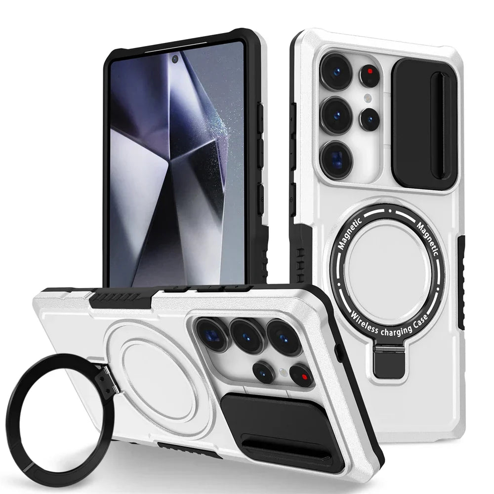 Samsung Galaxy S26 Series Rugged Hybrid Armor Magnetic Case - view 12