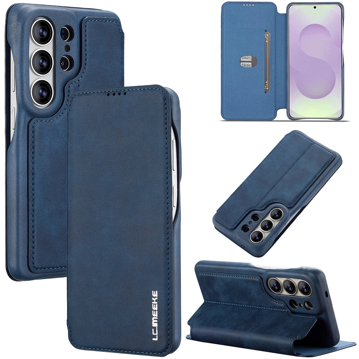 Samsung Galaxy S26 Series Leather Wallet Case with Kickstand - view 8