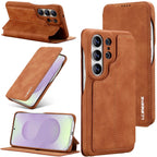 Samsung Galaxy S26 Series Leather Wallet Case with Kickstand - back detail