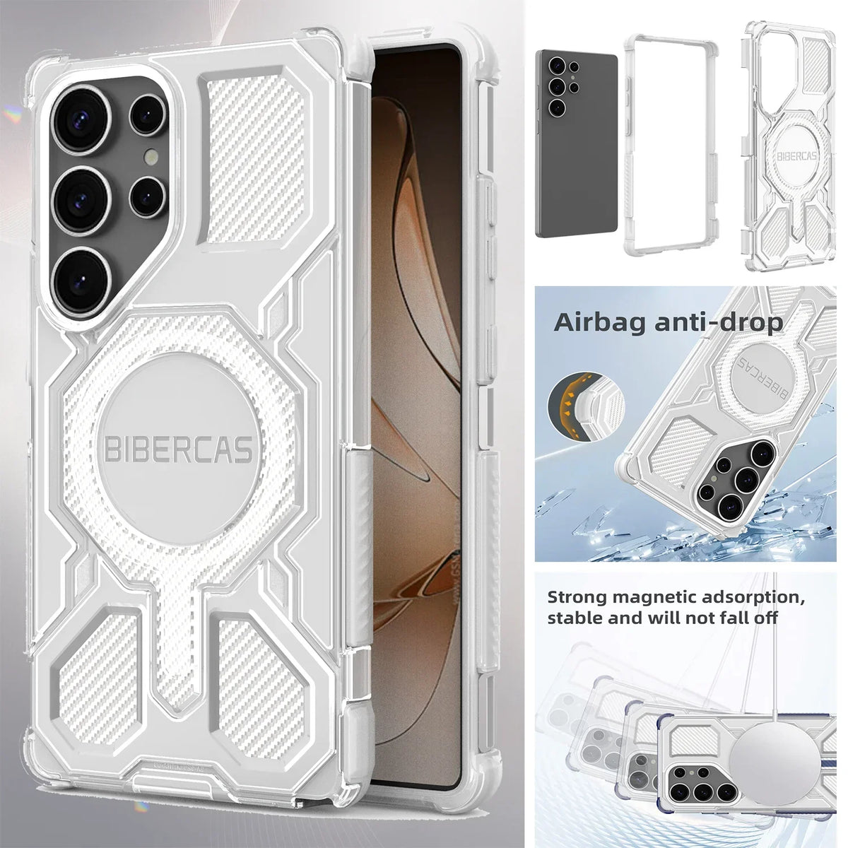 Samsung Galaxy S26 Series Magnetic Frosted Translucent Protective Case - view 6
