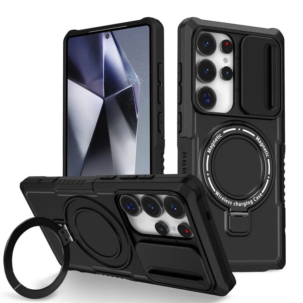 Samsung Galaxy S26 Series Rugged Hybrid Armor Magnetic Case - view 13