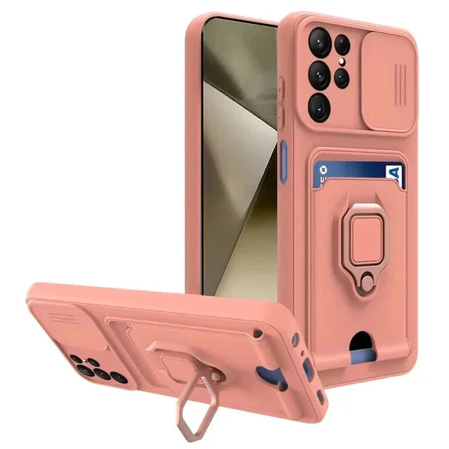Samsung Galaxy S25 Series Magnetic Phone Case with Camera Cover & Card Slot - view 10