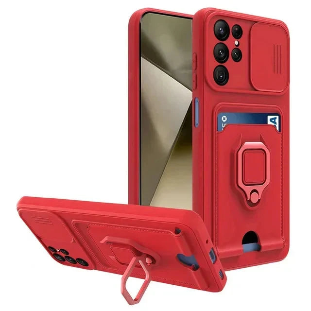 Samsung Galaxy S25 Series Magnetic Phone Case with Camera Cover & Card Slot - view 8