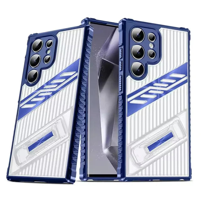 Samsung Galaxy S24 Series Heavy Duty Armor Shockproof Case with Kickstand - view 8