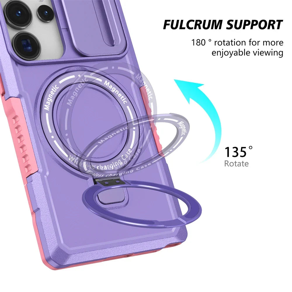 Samsung Galaxy S26 Series Rugged Hybrid Armor Magnetic Case - view 6