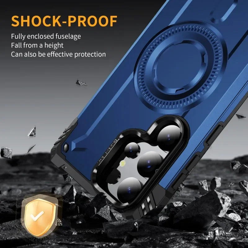 Samsung Galaxy S25 Series Heavy Duty Military Armor Case - side angle