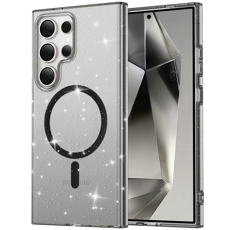 Samsung Galaxy S24 Series Shockproof Acrylic Magnetic Case - back detail