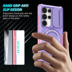 Samsung Galaxy S26 Series Rugged Hybrid Armor Magnetic Case - back detail