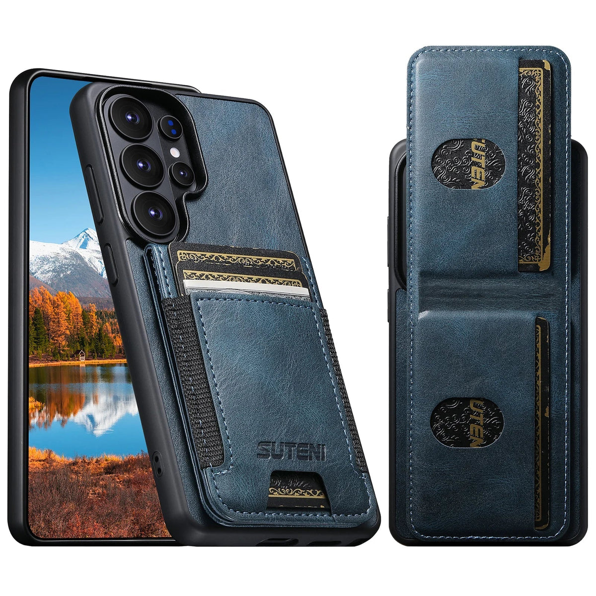 Samsung Galaxy S26 Ultra Leather Wallet Case with Vertical Card Slots - view 8