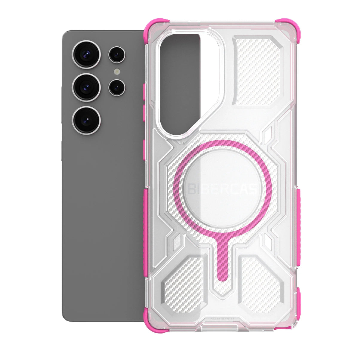 Samsung Galaxy S26 Series Magnetic Frosted Translucent Protective Case - on phone