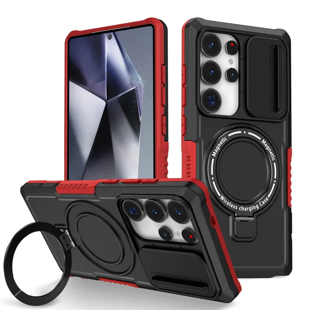 Samsung Galaxy S26 Series Rugged Hybrid Armor Magnetic Case - view 11