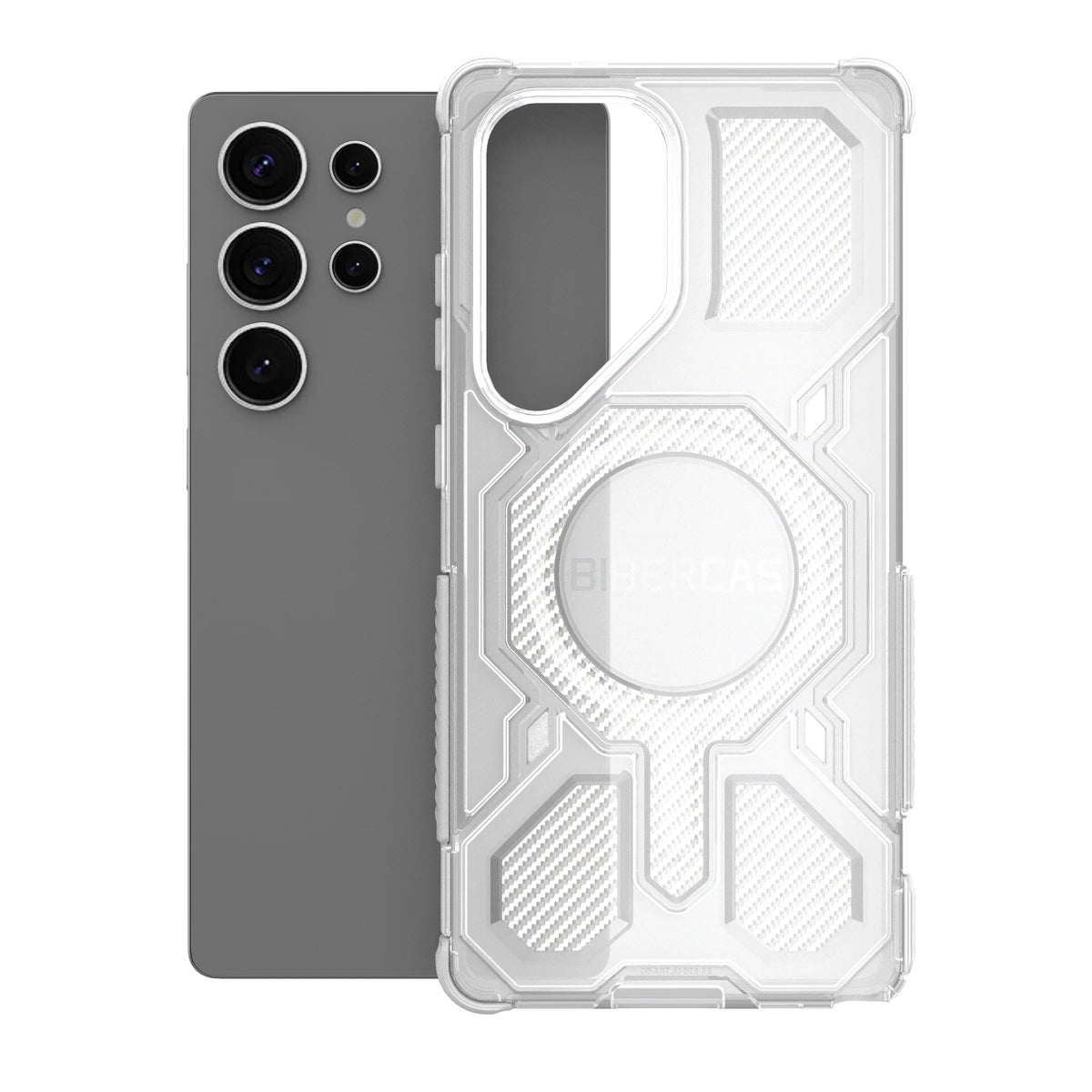 Samsung Galaxy S26 Series Magnetic Frosted Translucent Protective Case - back detail