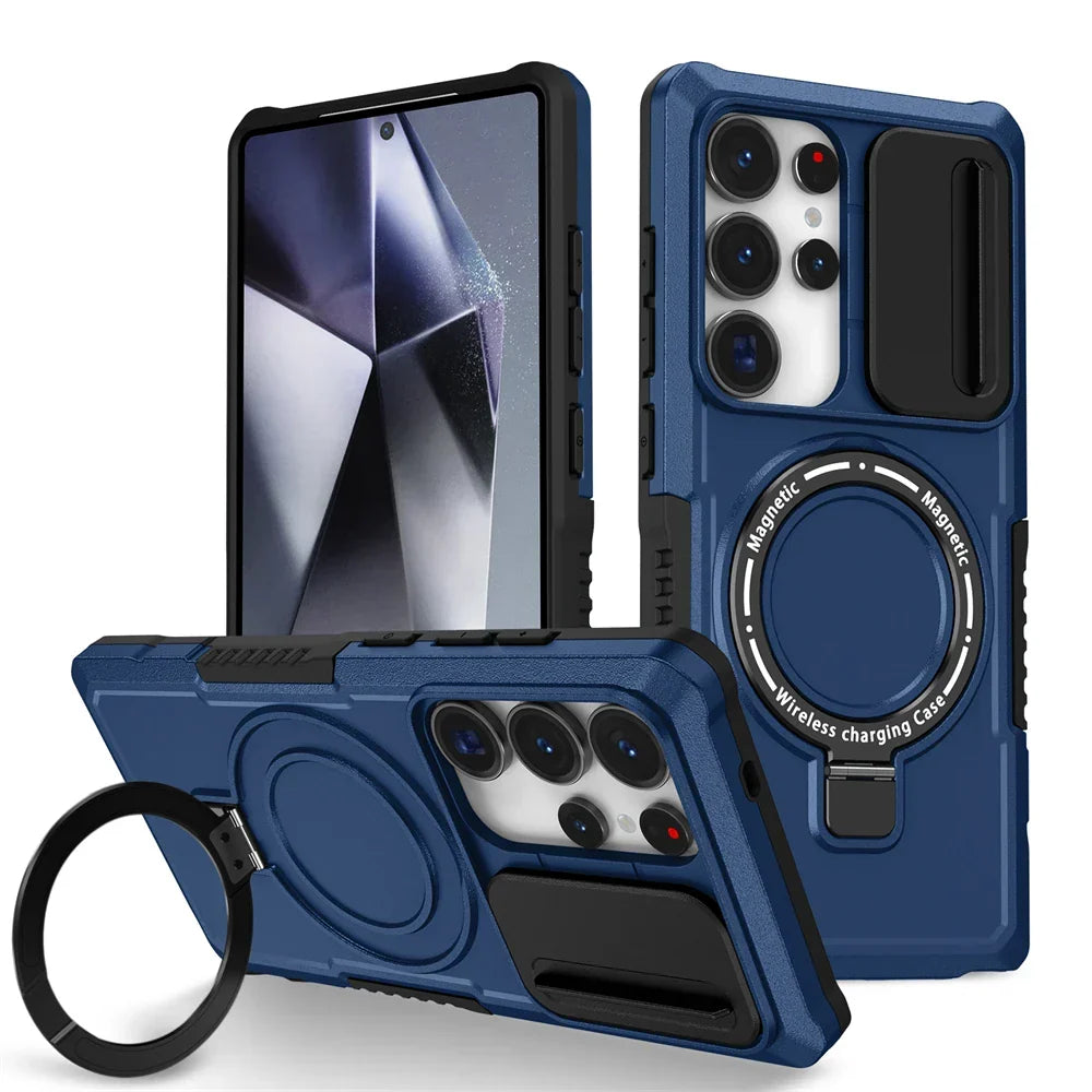 Samsung Galaxy S26 Series Rugged Hybrid Armor Magnetic Case - view 15