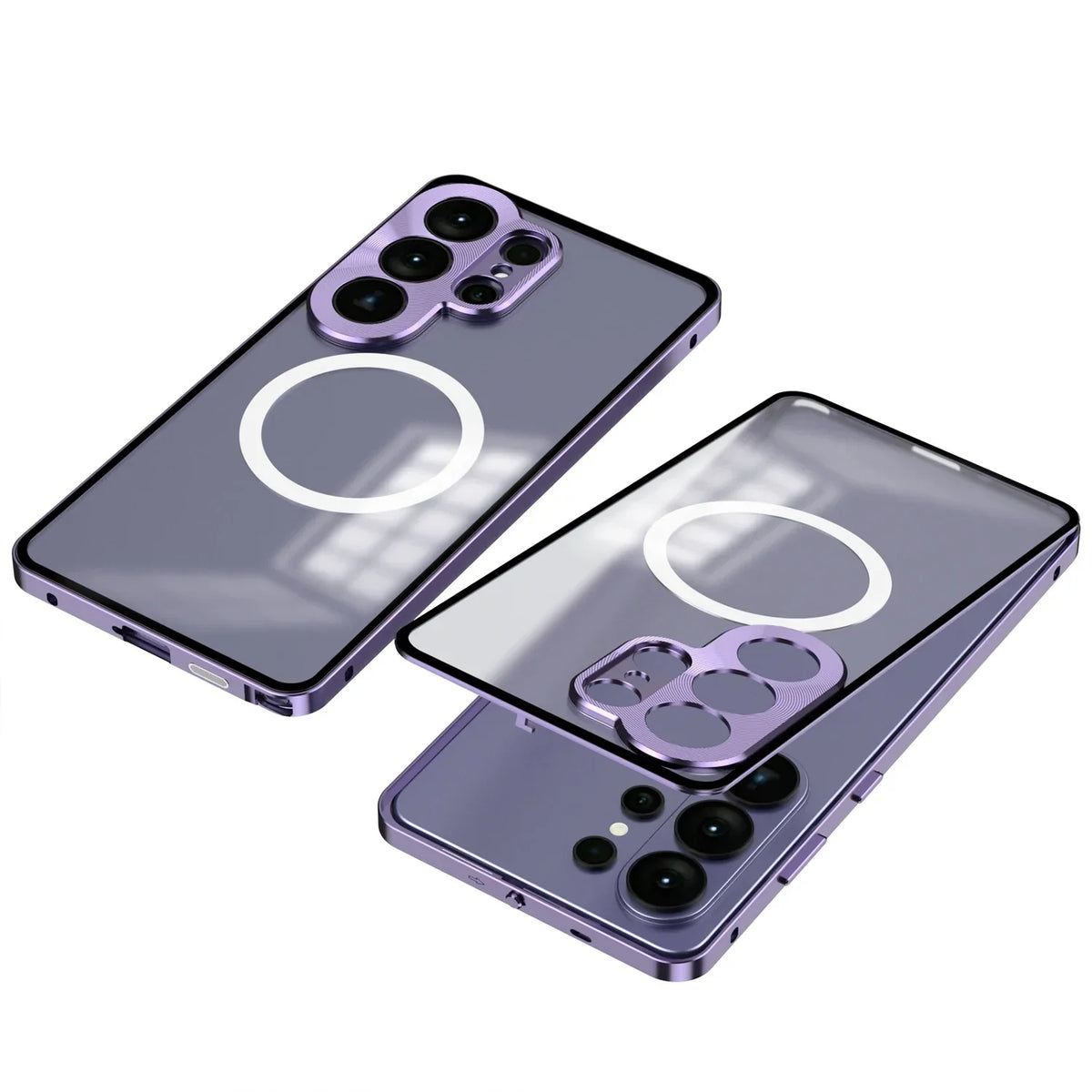 Magnetic Aluminum Alloy Case with Metal Lens Cover for Samsung Galaxy - view 9