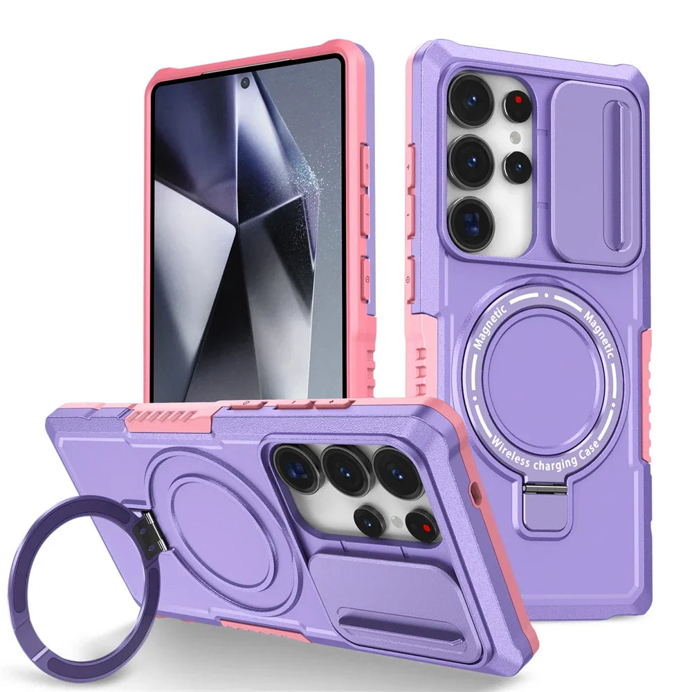 Samsung Galaxy S26 Series Rugged Hybrid Armor Magnetic Case - view 8