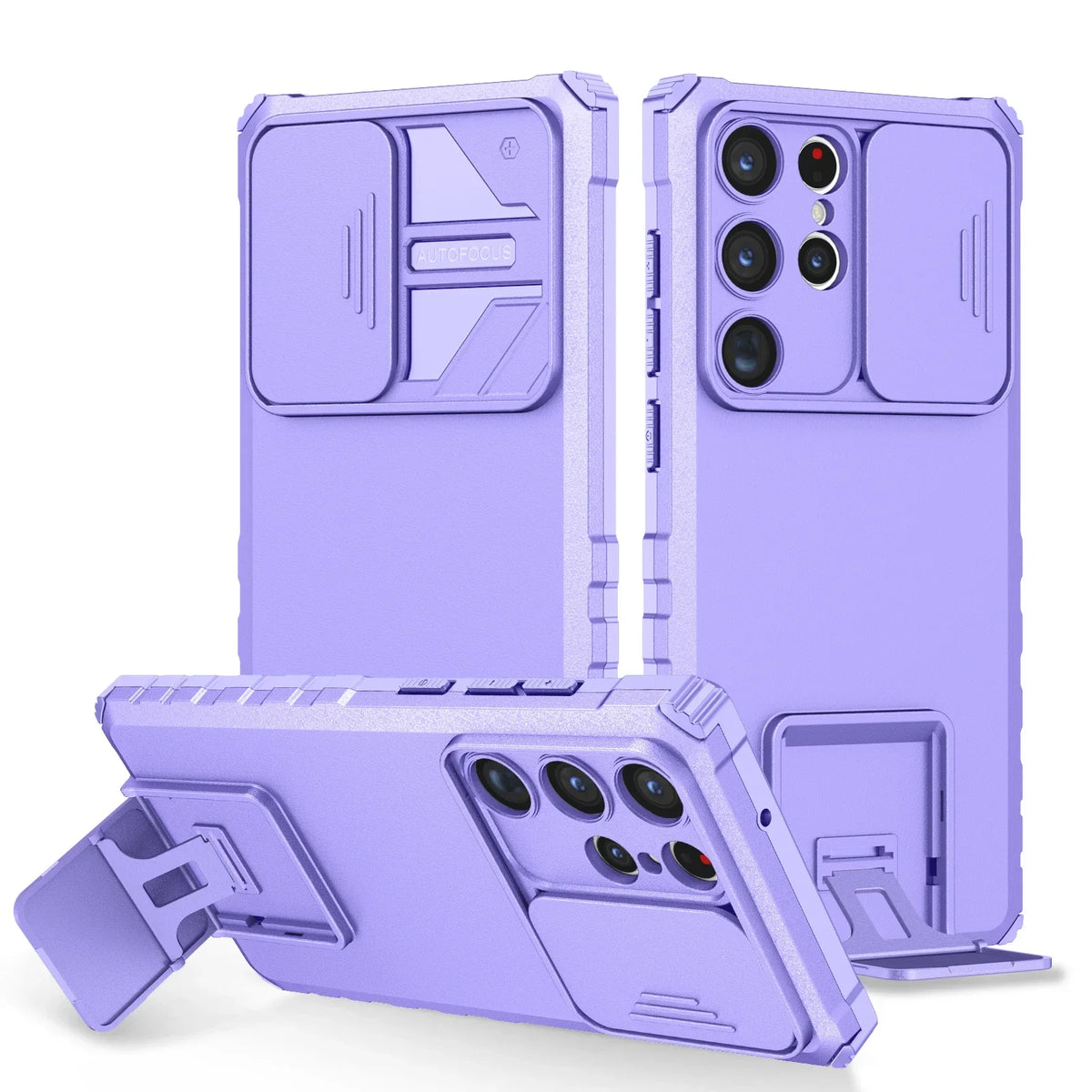 Samsung Galaxy S24 Series Anti Drop Airbag Case with Camera Slide Cover - back detail