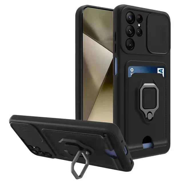 Samsung Galaxy S25 Series Magnetic Phone Case with Camera Cover & Card Slot - view 9