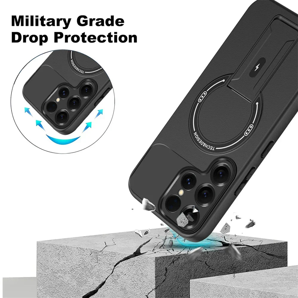 Samsung Galaxy S26 Series Magnetic Case with Stand - close-up detail