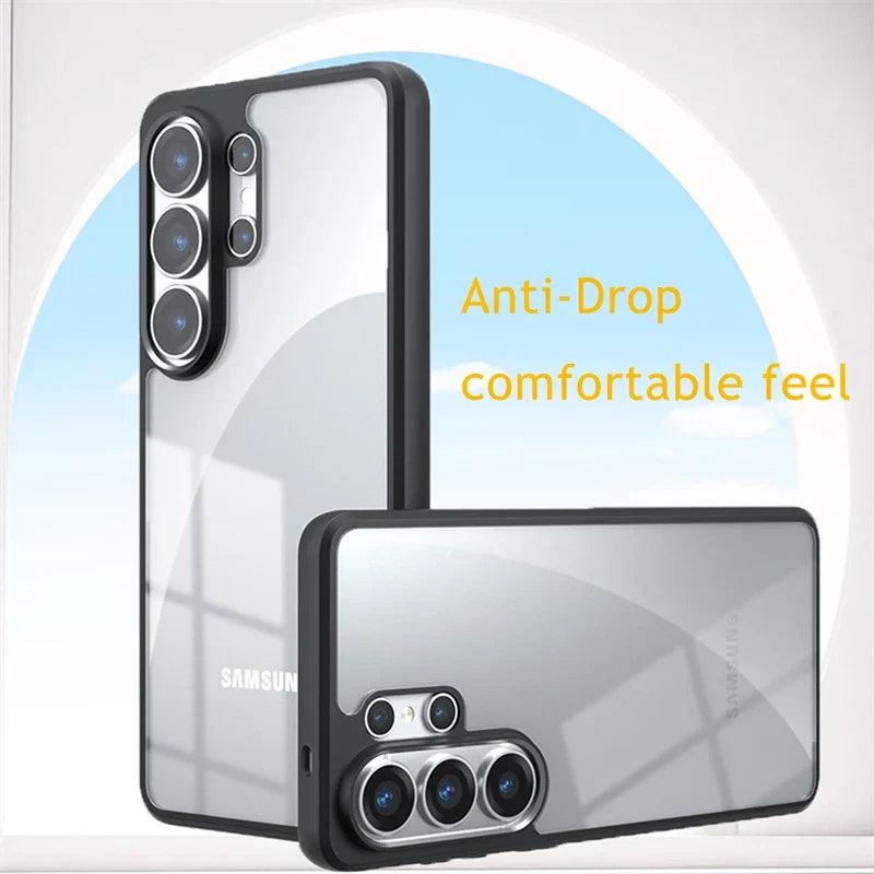 Samsung Galaxy S26 Ultra Luxury Clear Case - side angle