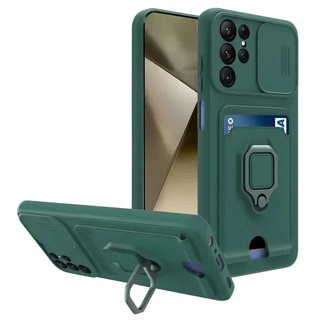 Samsung Galaxy S25 Series Magnetic Phone Case with Camera Cover & Card Slot - view 11