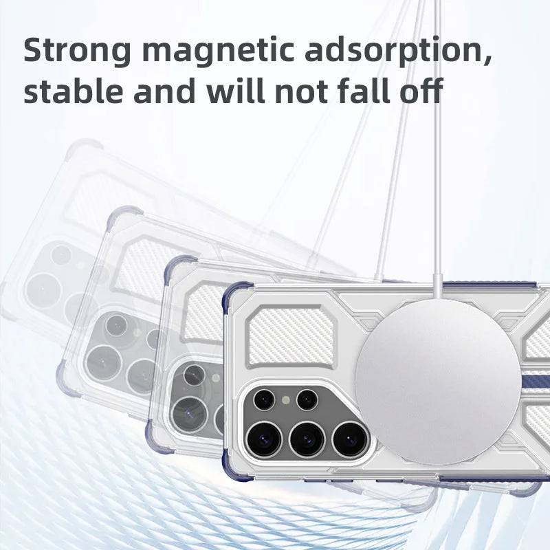Samsung Galaxy S26 Series Magnetic Frosted Translucent Protective Case - close-up detail