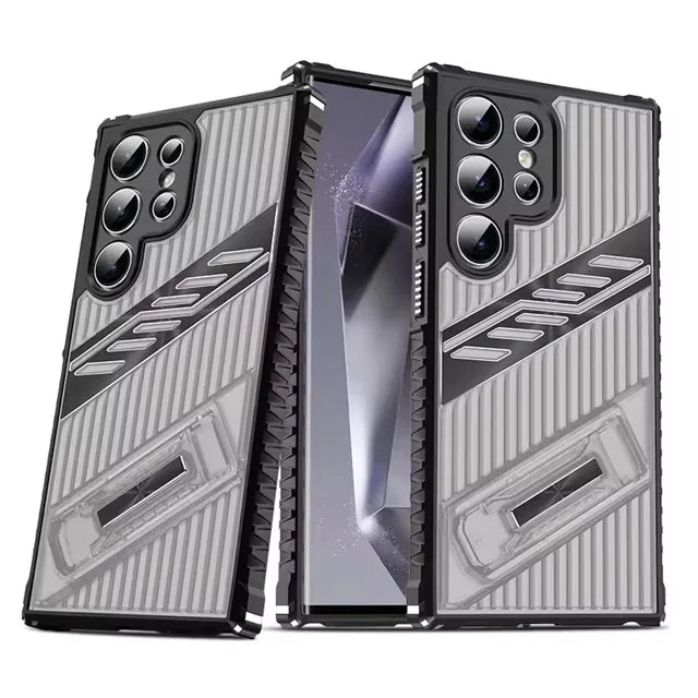 Samsung Galaxy S24 Series Heavy Duty Armor Shockproof Case with Kickstand - view 11