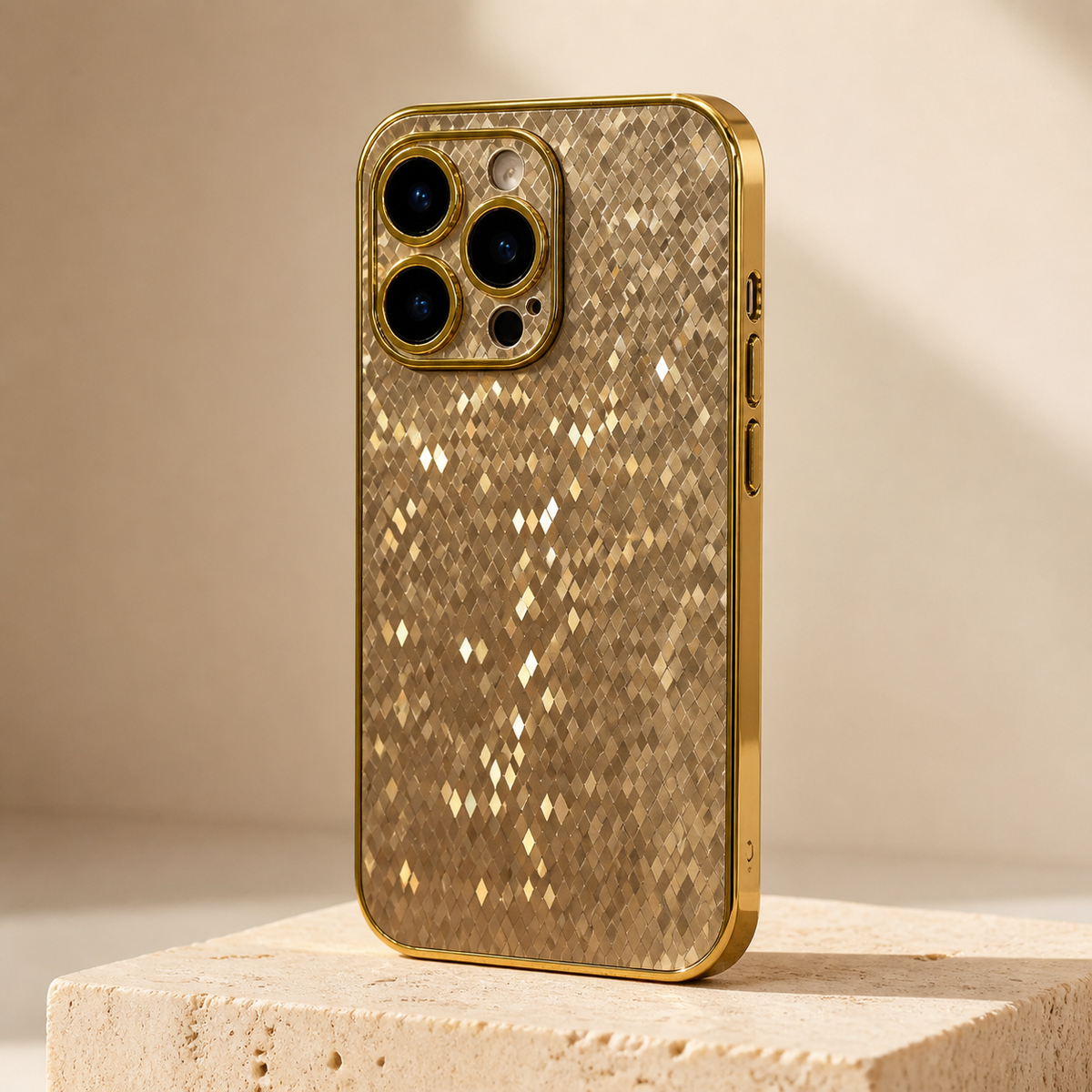 Golden Hour Faceted Mosaic Case for Samsung & iPhone for iPhone & Samsung Galaxy - back detail