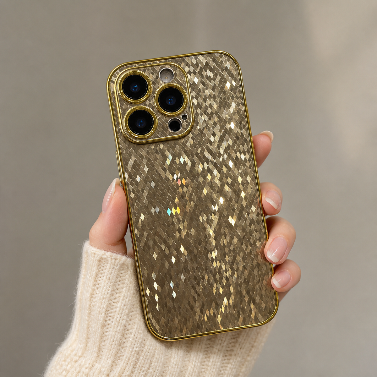 Golden Hour Faceted Mosaic Case for Samsung & iPhone for iPhone & Samsung Galaxy - front view